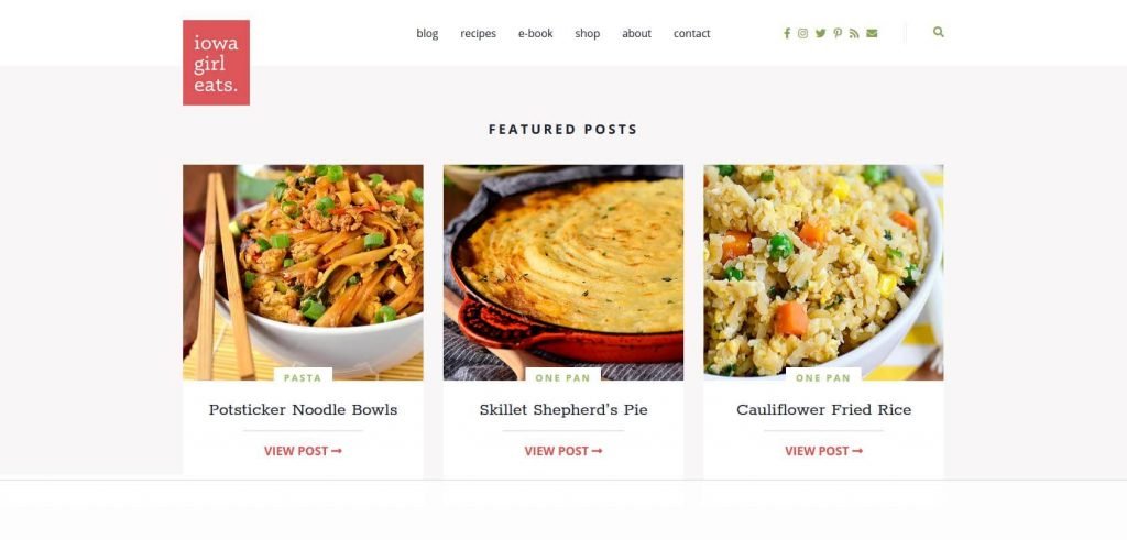 blog for food